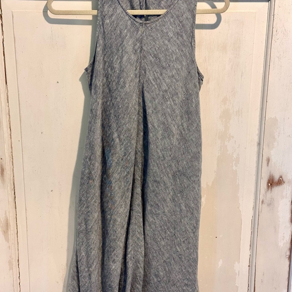 Lands' End A-Line Linen Dress